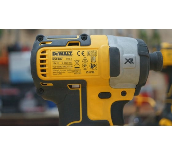 Бесщеточный импульсный шуруповерт DEWALT XR DCF887N 17