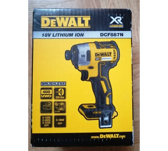 Бесщеточный импульсный шуруповерт DEWALT XR DCF887N 42
