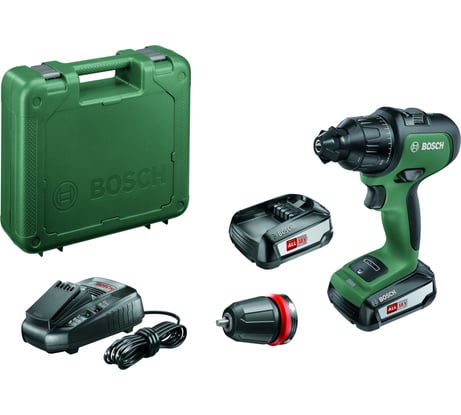 Фото аккумуляторной ударной дрели-шуруповерта Bosch AdvancedImpact 18 2 АКБ, ЗУ 06039B5101 Фото аккумуляторной ударной дрели-шуруповерта Bosch AdvancedImpact 18 2 АКБ, ЗУ 06039B5101