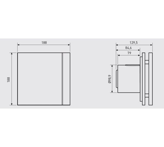 Soler palau silent 100 cz design вентилятор с обратным клапаном