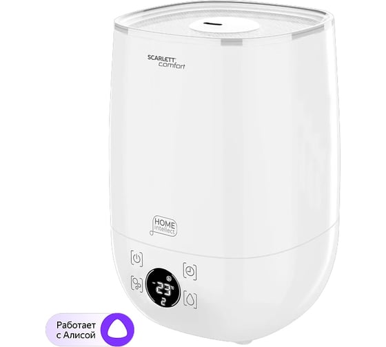 Ультразвуковой увлажнитель воздуха Scarlett Wi-Fi, 5L, display SC-AH986E101