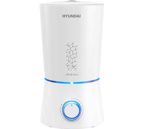 Ультразвуковой увлажнитель воздуха Hyundai механика, белый, 300 мл/ч, 3,5 л H-HU10M-3.0-UI186