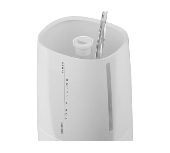Ультразвуковой увлажнитель воздуха Centek 280мл/ч 12ч работы, 3,0л, Сенсор, LED, Аром. CT-5108