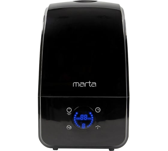 Увлажнитель воздуха MARTA MT-2381 темный агат с функцией теплый пар 42012