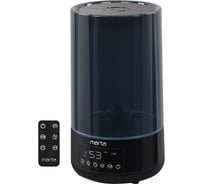 Увлажнитель воздуха MARTA MT-2696 черный/черный хром c верхним заливом и антивирусной УФ-лампой 43823