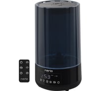 Увлажнитель воздуха MARTA MT-2698 черный/черный хром с верхним заливом, УФ-лампой и теплым паром 43825