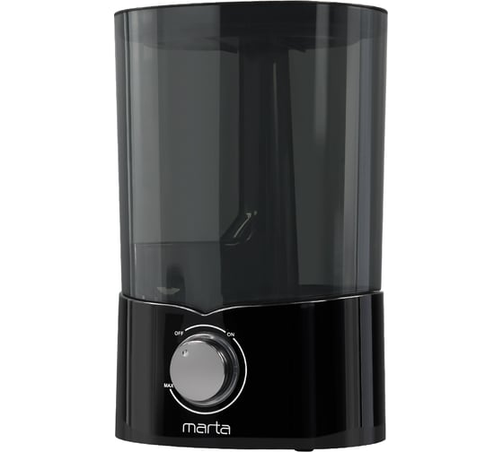 Увлажнитель воздуха с верхним заливом MARTA MT-HF4710A черный/черный хром 43749