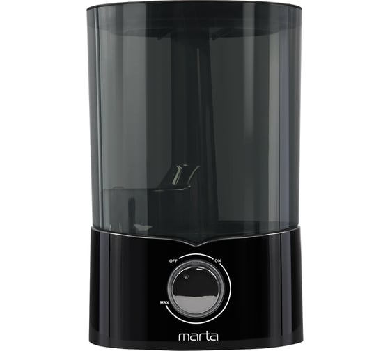 Увлажнитель воздуха с верхним заливом MARTA MT-HF4710A черный/черный хром 43749