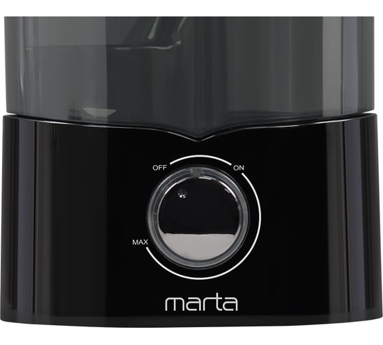 Увлажнитель воздуха с верхним заливом MARTA MT-HF4710A черный/черный хром 43749