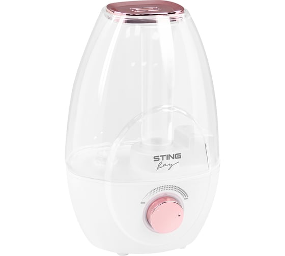 Увлажнитель воздуха STINGRAY ST-HF502A белый/розовый хром 44076