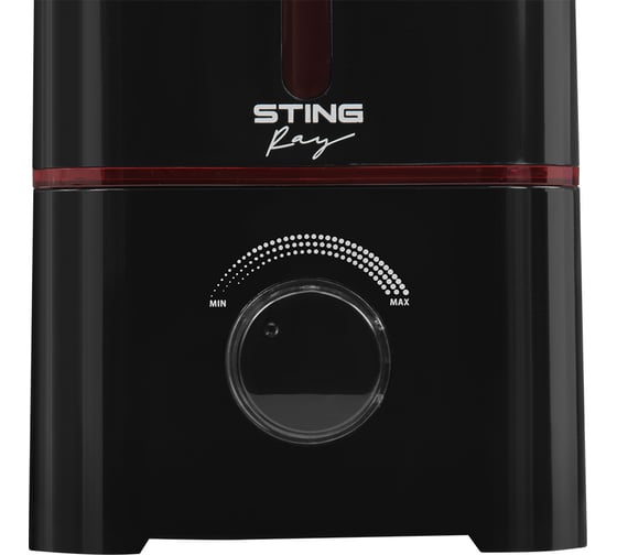Увлажнитель воздуха с верхним заливом и антивирусной УФ-лампой STINGRAY ST-HF504A черный/красный 39746