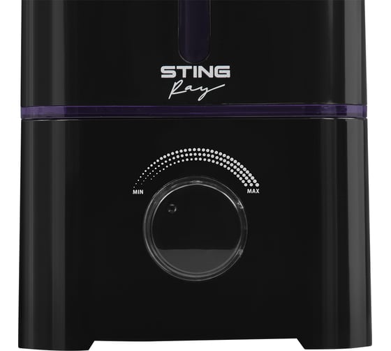 Увлажнитель воздуха с верхним заливом и антивирусной УФ-лампой STINGRAY ST-HF504A черный/фиолетовый 43886