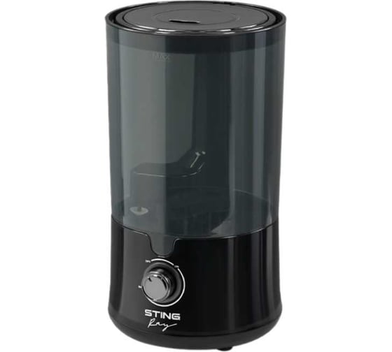 Увлажнитель воздуха с верхним заливом и антивирусной УФ-лампой STINGRAY ST-HF509A черный/черный хром 43745