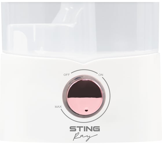 Увлажнитель воздуха с верхним заливом STINGRAY ST-HF510A белый/розовый хром 43752