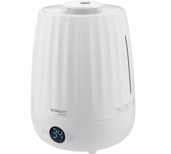 Увлажнитель воздуха Scarlett 4L, display, top filling, FLOWERS SC-AH986E18