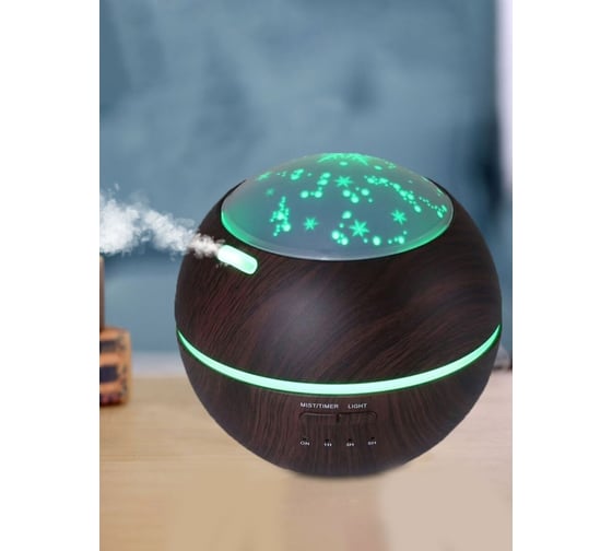 Ультразвуковой увлажнитель-аромадиффузор H10 Dark Wood ZDK 5603