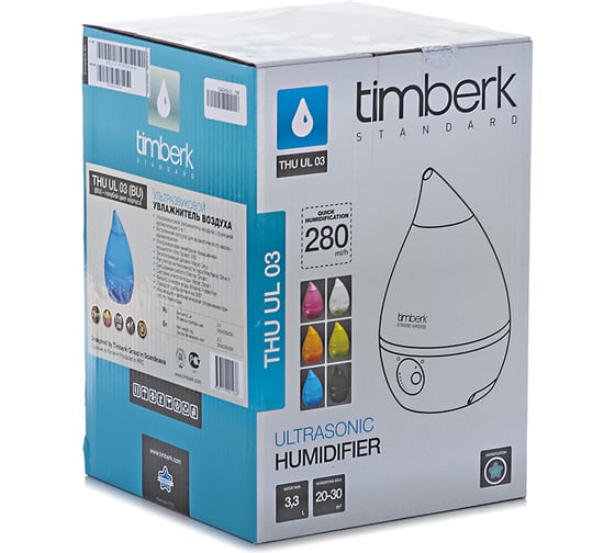 Ультразвуковой увлажнитель воздуха Timberk THU UL 03 (BU)