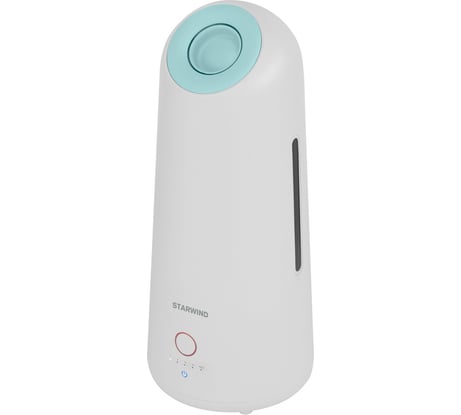Увлажнитель воздуха Starwind SHC1535 25Вт (ультразвуковой) белый/бирюзовый 1шт в упак. 1745737