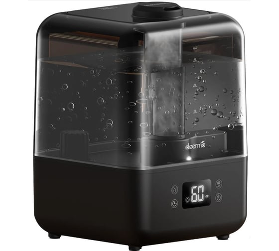 Ультразвуковой увлажнитель воздуха Deerma Humidifier с Wi-Fi Black DEM-F15W