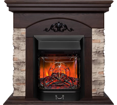Каминокомплект rockwood std nt-f316 + majestic lux bl RealFlame 9911934