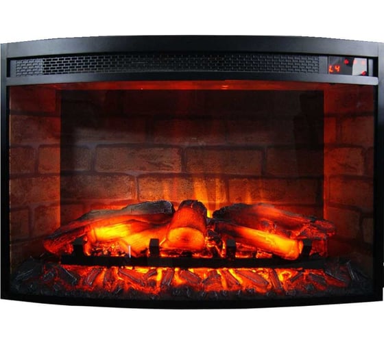 Каминокомплект InterFlame IDALGO ЕС с Panoramic25-30 NEW LED бежевый золотой патиной