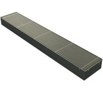 Внутрипольный конвектор ELSEN EKN, с естественной конвекцией, ширина 300 мм, высота 200 мм, длина 2700 мм, роликовая решётка, цвет алюминий EKN.300.200.2700