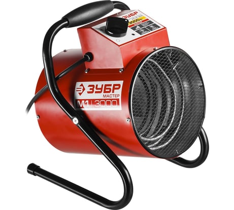 Электрическая тепловая пушка ЗУБР 3 кВт ЗТП-М1-3000
