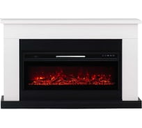 Каминокомплект ELEKAM bolton с очагом pulsar 40 белый с черным (разборный) 10100068