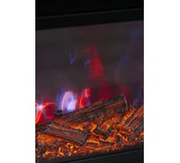 Каминокомплект ELEKAM nelson с очагом pulsar 40 белый с черным 10100055