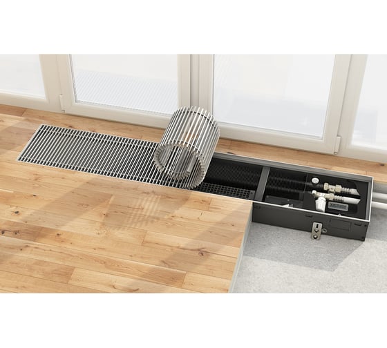 Встраиваемый в пол конвектор Varmann Qtherm Q 230.110.1250 RR U EV1