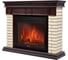 Портал Firelight Bricks 30 камень бежевый, шпон темный дуб НС-1202851 1