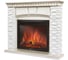 Портал Firelight Porto 25 камень белый, шпон беленый дуб НС-1202853 1