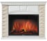 Портал Firelight Porto 25 камень белый, шпон беленый дуб НС-1202853 3