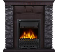 Портал Firelight Porto Classic камень черный, шпон венге НС-1202940