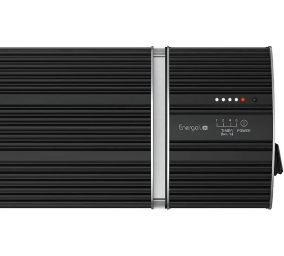 Инфракрасный обогреватель с излучающей панелью Energolux, черный EIHL-2400-D1-BC