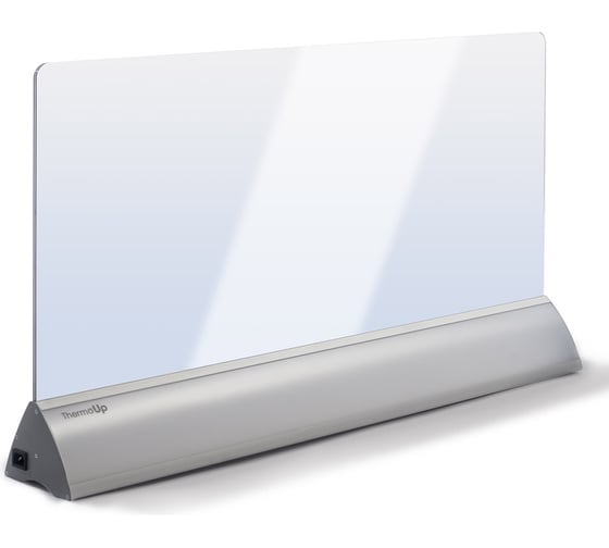 Обогреватель ThermoUp FLOOR LED gray, функция подсветки стекла TUFLg