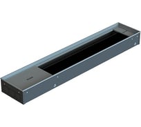 Внутрипольный конвектор ELSEN EKN, с естественной конвекцией, ширина 240 мм, высота 200 мм, длина 3200 мм, роликовая решётка, алюминий цвет EKN.240.200.3200