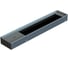 Внутрипольный конвектор ELSEN EKN, с естественной конвекцией, ширина 240 мм, высота 200 мм, длина 3200 мм, роликовая решётка, алюминий цвет EKN.240.200.3200 1