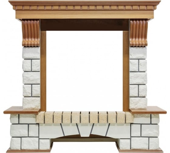 Портал Royal Flame Pierre Luxe под классику (дуб) 64877219