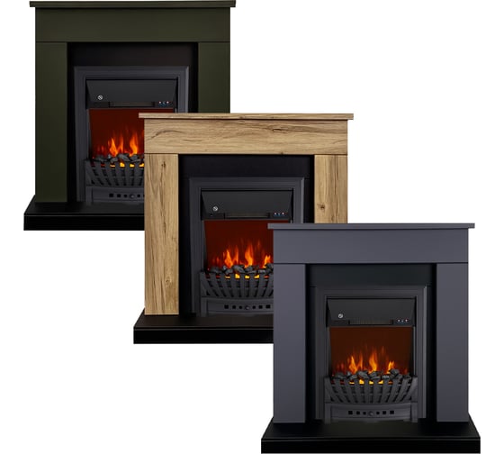 Портал Royal Flame BERGEN STD под классику (дуб галифакс) разборный 64952406