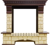 Портал Royal Flame Pierre Luxe Шампань под классику (темный дуб) 64904390