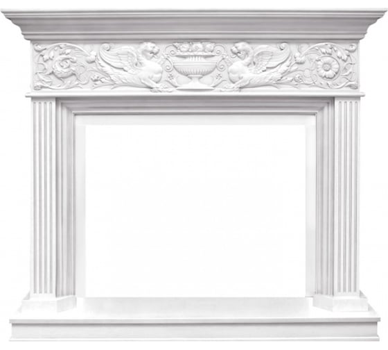 Портал Royal Flame Palace под Sym 30/Vis 30 (белый) с серебром 64929802