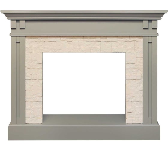 Портал Royal Flame Cambridge Umbra grey под JupiterN камень Block беж 64935050
