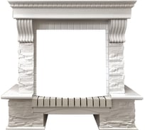 Портал Royal Flame Pierre Luxe (белый) сланец белый под Dioramic 25 64932062