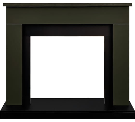 Портал Royal Flame Lindos под Vis 42_5DVart 40_Crystal 40 (белый, черный) 64953099