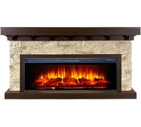 Каминокомплект InterFlame Фолкстон Ареал50 FREESPACE50 темный дуб