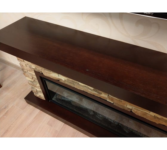 Каминокомплект InterFlame Flagstone EC (FREESPACE 50) с FREESPACE 50 темный дуб