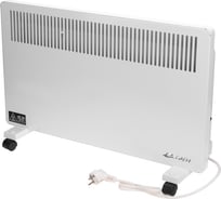 Электрический конвектор с механическим термостатом СОКОЛ, 2 кВт, Х нагревательный элемент + ролики + крепление на стену 60-0088