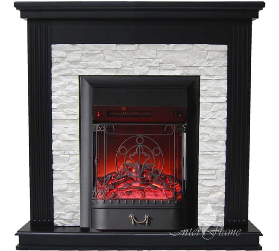 Каминокомплект InterFlame Сиена ЕС c Fobos Black венге 1