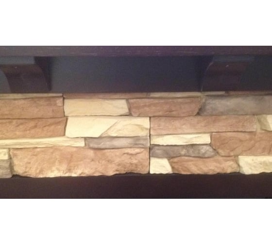 Каминокомплект InterFlame Flagstone ЕС с IF-36K08GLX темный дуб